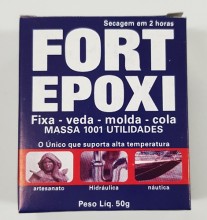 Massa Fort Epox 50 gr c/ 6 unid