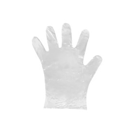 Luvas Descartáveis - Antiderrapantes e Descartável - Transparente - Tamanho Único - com 100 Unidades