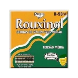 Encordoamento - Cordas de Violão - Nylon Preto - Rouxinol R-53
