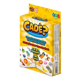 Jogo de Raciocínio - Cadê? (antigo Achei!) - Educativo Divertido - 56 Cartas