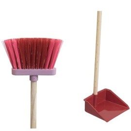 Kit de Limpeza - Infantil - Brinquedo - Vassoura com Pá